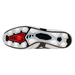 MORELIA II JAPAN (SHORT TONGUE) White / Black / Chinese Red