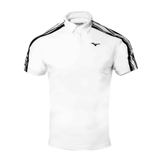 SHOULDER PRINT POLO MEN White