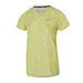 FULL GRAPHIC PRINT RUNNING SLIM TEE WOMEN Blazing Yellow