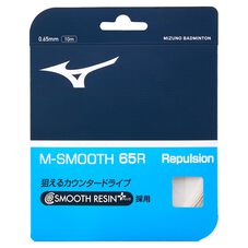 M-SMOOTH 65R RACKET STRING (BADMINTON) White