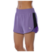 2IN1 4.5 SHORT WOMEN Paisley Purple