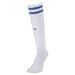 LINE SOCKS UNISEX White / Surf Blue