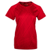 LINEAR PRINT RAGLAN TOP WOMEN Racing Red