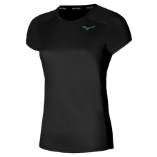 MIZUNO TWO LOOPS 88 TEE WOMEN Black