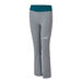 STRETCHY YOGA LONG PANTS WOMEN Heather Grey / Shaded Spruce