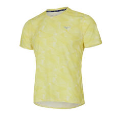 FULL GRAPHIC PRINT RUNNING TEE MEN Blazing Yellow