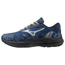 WAVE RIDER β DYED BY BUAISOU UNISEX (CONTAIN PIG SKIN) Seasonal Blue / White