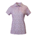 JAPANESE SUMMER PRINT POLO WOMEN Light Purple
