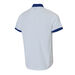 CONTRAST STAND COLLAR TRAINING POLO MEN White / Mazarine Blue
