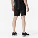 MULTI POCKET RUNNING SHORTS UNISEX (SLIM FIT) Black / Black