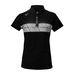 MIZUNO CHEST PRINT POLO WOMEN Black