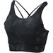 GARMENT DYE BRA TOP WOMEN Black