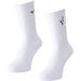 SR4 MIDDLE SOCKS UNISEX White / Maroon Red