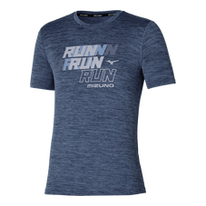 CORE RUN TEE MEN Federal Blue