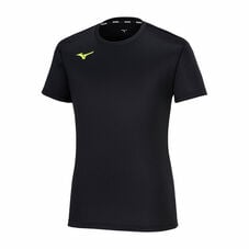 BASIC PLAIN TEE (SHORT SLEEVE) UNISEX Black / Safety Yellow