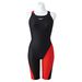 EXER SUITS HALF SUIT FOR SWIMMING PRACTICE WOMEN Black / Red
