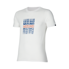 ATHLETICS MIZUNO TEE MEN White