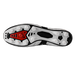 MORELIA II JAPAN (SHORT TONGUE) White / Black / Chinese Red