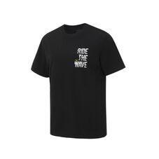 RIDE THE WAVE GRAPHIC TEE UNISEX Black