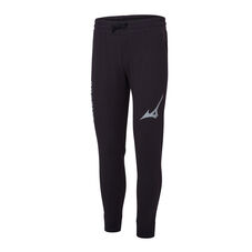 BRUSH PRINT LOGOS TRAINING LONG PANTS MEN Black