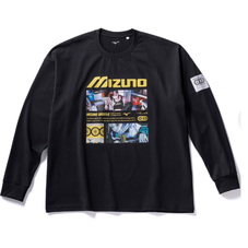 LONG SLEEVE GRAPHIC TEE UNISEX Black