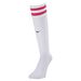 LINE SOCKS UNISEX White / Chinese Red
