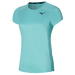 MIZUNO TWO LOOPS 88 TEE WOMEN Tanager Turquoise