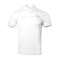 GOLF COURSE PRINT POLO MEN White