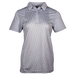 LINEAR PRINT POLO WOMEN Artic Ice