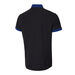 CONTRAST STAND COLLAR TRAINING POLO MEN Black / Shaded Spruce