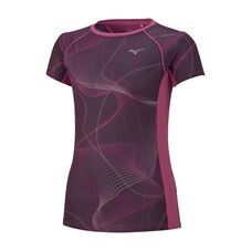 AURORA DRY AEROFLOW PREMIUM TEE WOMEN Grape Wine
