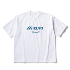 SHORT SLEEVE MIZUNO TEE UNISEX White