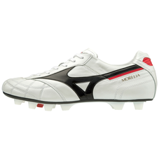 MORELIA II JAPAN (SHORT TONGUE/CROSS STITCH) White / Black / Chinese Red