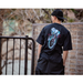 SHORT SLEEVE MIZUNO TEE UNISEX Black