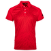 LINEAR PRINT POLO MEN Racing Red