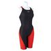 EXER SUITS HALF SUIT FOR SWIMMING PRACTICE WOMEN Black / Red