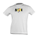 Crossing Print Tee Men White