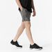 MULTI POCKET RUNNING SHORTS UNISEX (SLIM FIT) Cast Charcoal