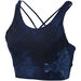 GARMENT DYE BRA TOP WOMEN Blue