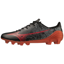 MIZUNO ALPHA α SELECT SR4 Black/ High Risk Red/ Black