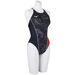 EXER SUIT UP FOR SWIMMING PRACTICE MEDIUM CUT WOMEN Black / Red