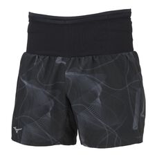 MULTI POCKET SHORTS GRAPHIC UNISEX (SLIM FIT) Black