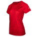 LINEAR PRINT RAGLAN TOP WOMEN Racing Red