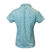 JAPANESE SUMMER PRINT POLO WOMEN Light Blue