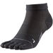 TOE RUNNING SOCKS UNISEX Black