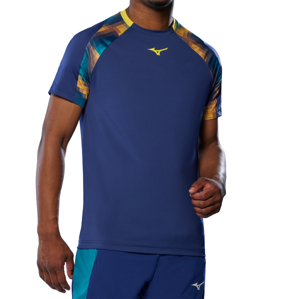 FRONTIER SHADOW TEE MEN Belwether Blue