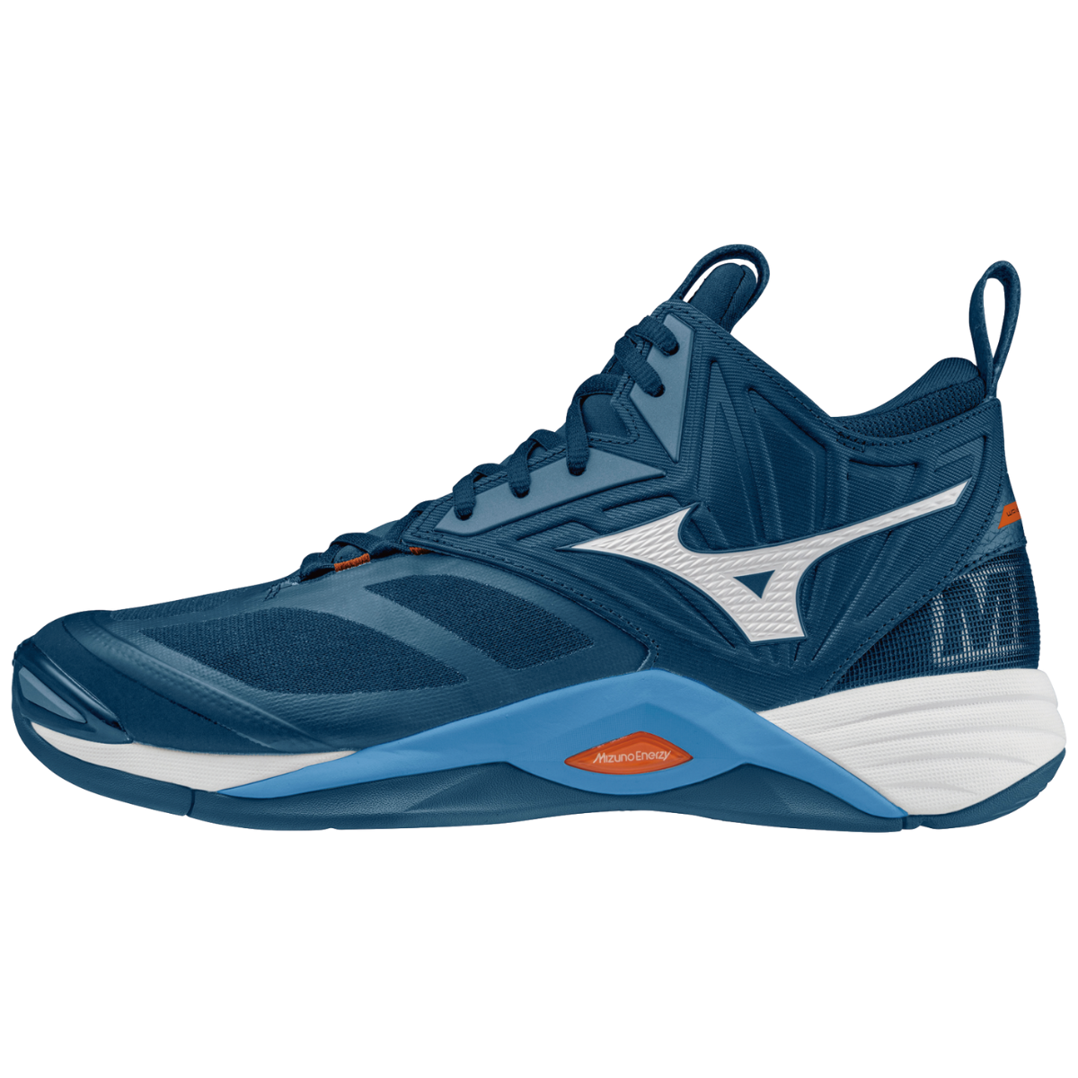 WAVE MOMENTUM 2 MID UNISEX Dark Denim / White / Scarlet Ibis