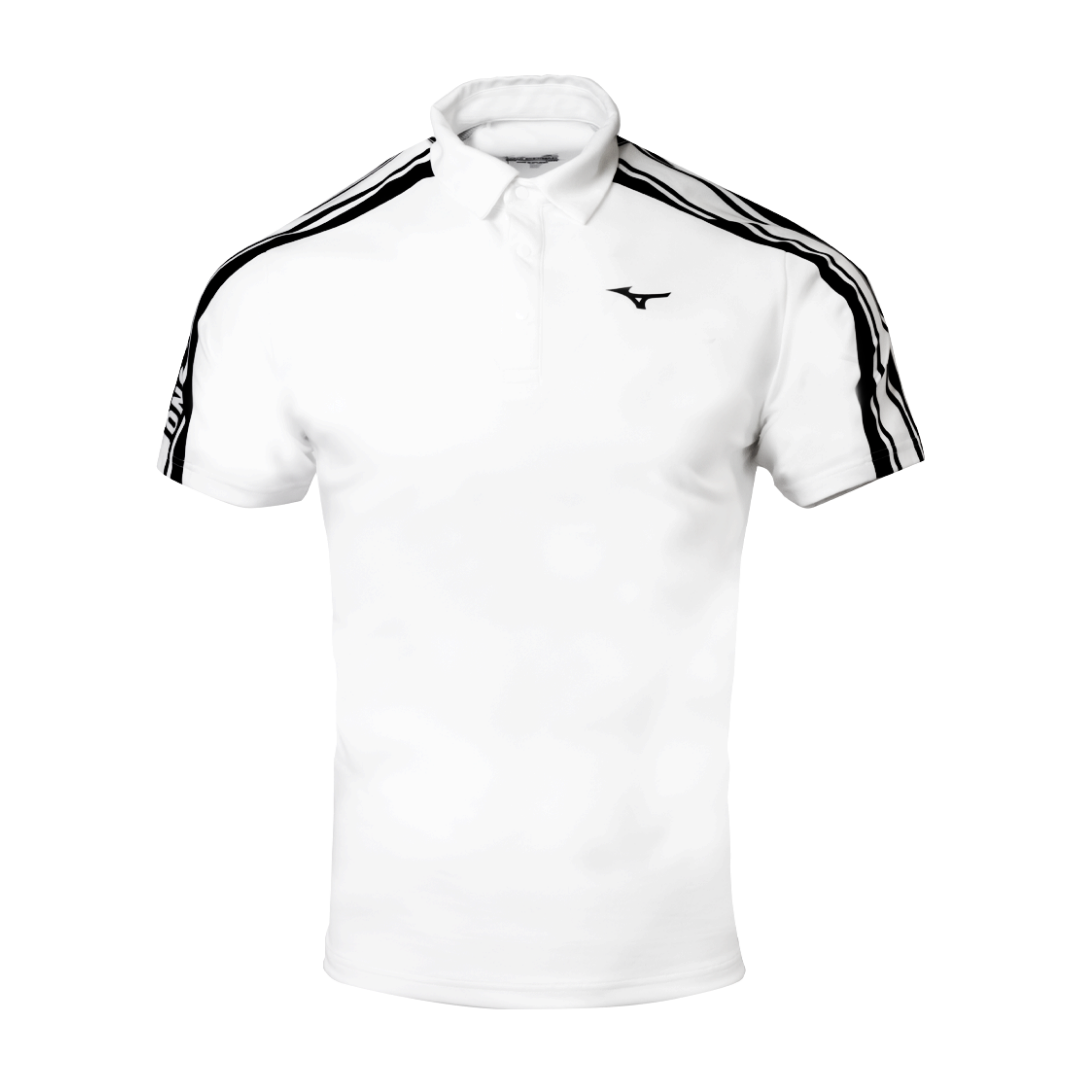 SHOULDER PRINT POLO MEN White
