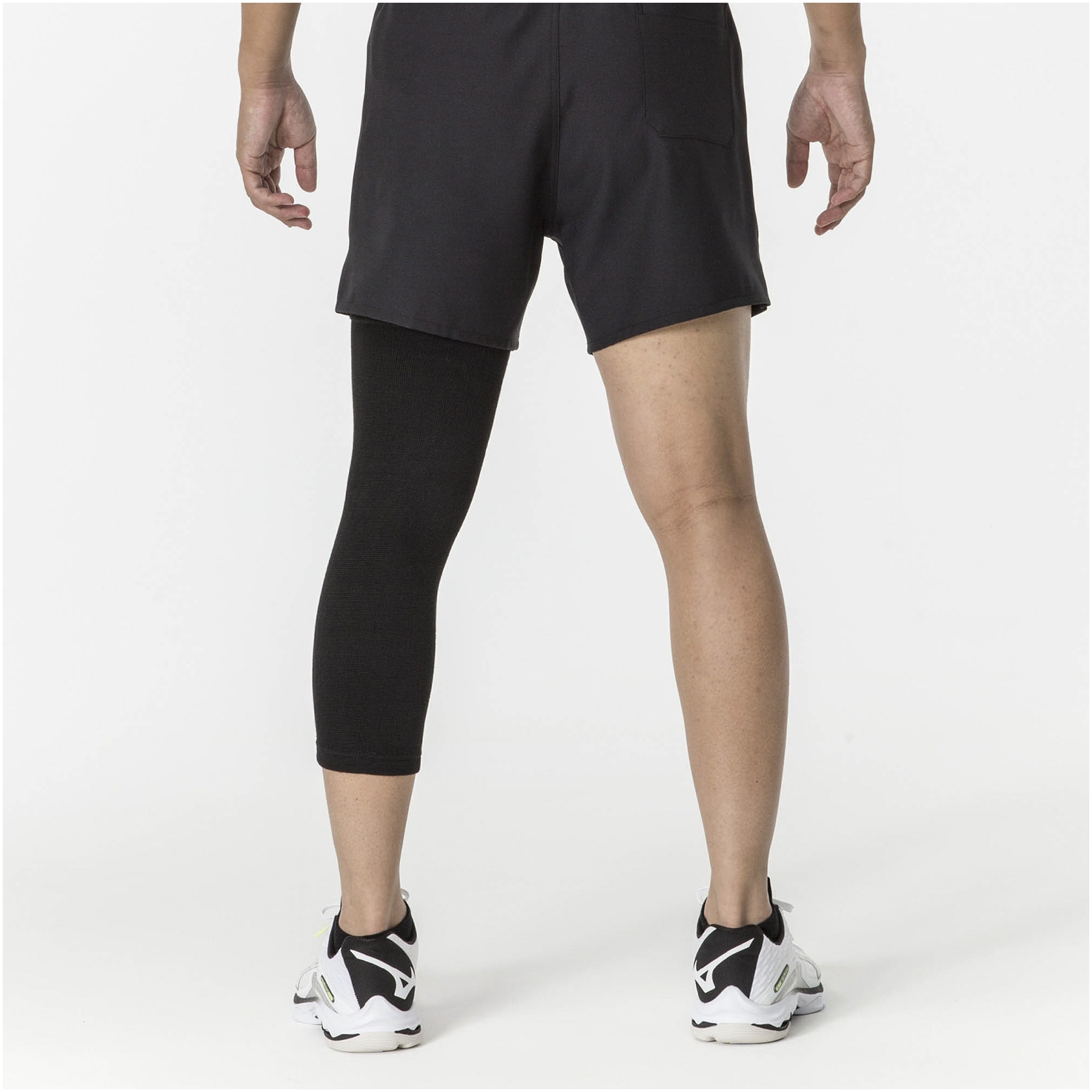 VOLLEYBALL KNEE SUPPORTER UNISEX (1 PC) Black / Berry Pink