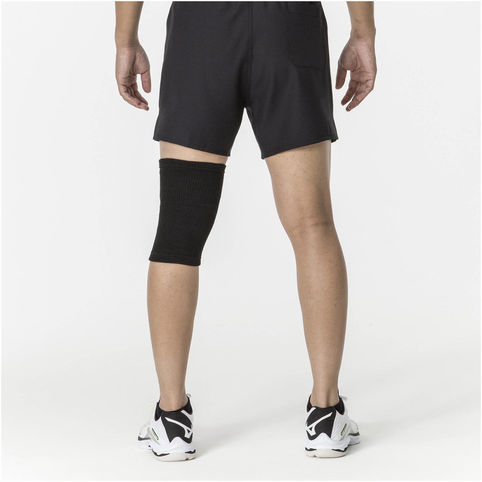 VOLLEYBALL KNEE PAD SUPPORTER UNISEX (1 PC) Black / White